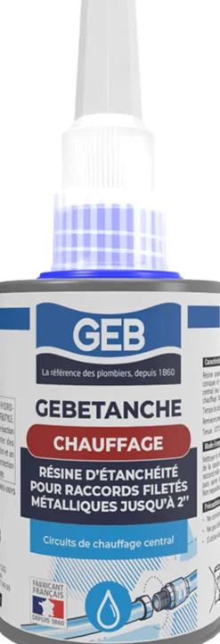 Résine d'étanchéité spécial chauffage Gebetanche 75ml