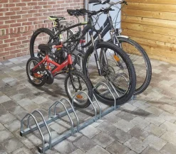Râtelier 5 vélos face à face au sol