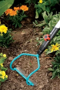 Râtissoire à tirer à 2 branches Combisystem 16 cm GARDENA