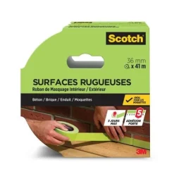 Ruban de masquage pour surfaces rugueuses 36 x 41m SCOTCH