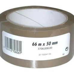 Ruban pour emballage Polypropylène Havane 66m x 50 mm