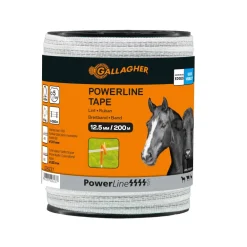Ruban PowerLine 12,5 mm blanc 200 m GALLAGHER