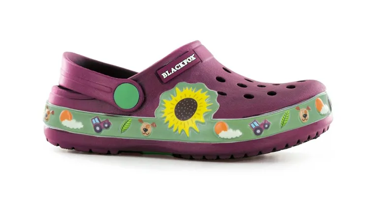 Sabots pour enfant Robin violet BLACKFOX