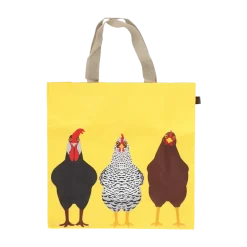 Sac de courses motif poules