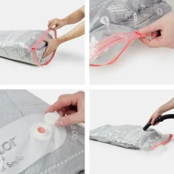 Sac de rangement sous vide Aspispace XL transparent (x2)