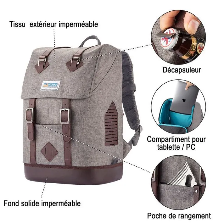 Sac à dos Rucksack K9 gris