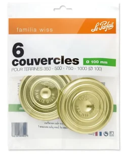 Sachet de 6 couvercles Familia Wiss Ø100mm LE PARFAIT