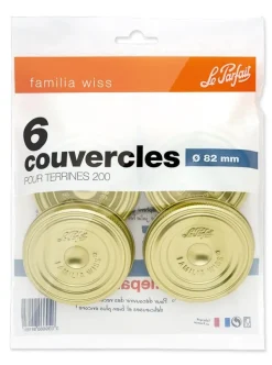 Sachet de 6 couvercles Familia Wiss Ø82mm LE PARFAIT