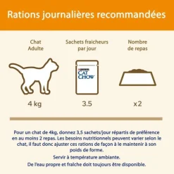 Sachet pour chat adulte Poulet/Courgettes 10x85g