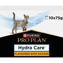Sachet pour chat augmentant l'apport hydrique Poulet 10x85g