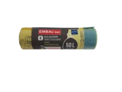Sacs transparents spécial tri sélectif 8 x 50L