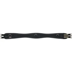 Sangle de selle arquée élastique noire - 135 cm
