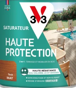 Saturateur terrasse bois haute protection teck 0,75L V33