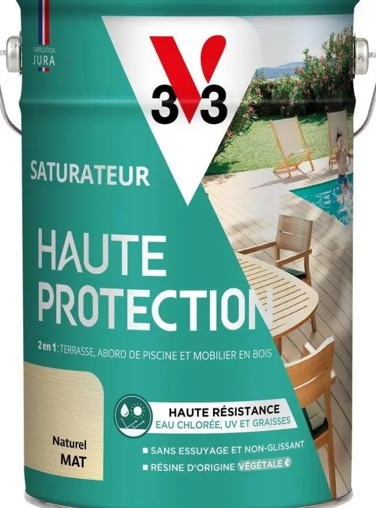 Saturateur terrasse haute protection biosourcé 5L Naturel