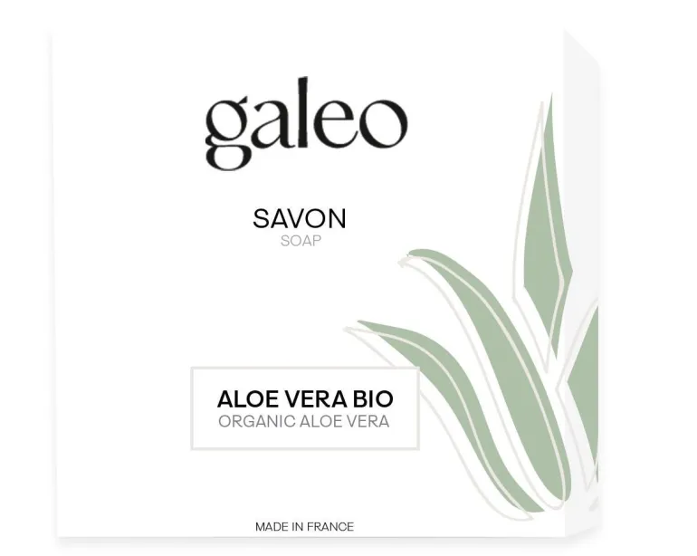 Savon à l'aloe vera bio 100 gr GALEO