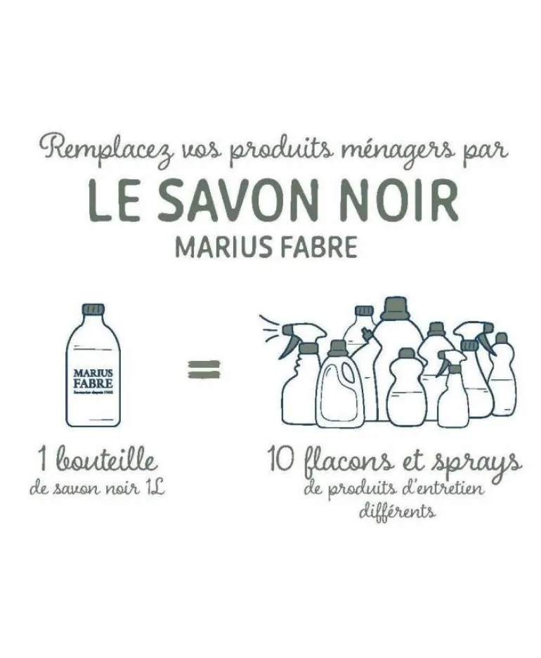 Savon noir liquide à l'huile d'olive 500 ml MARIUS FABRE