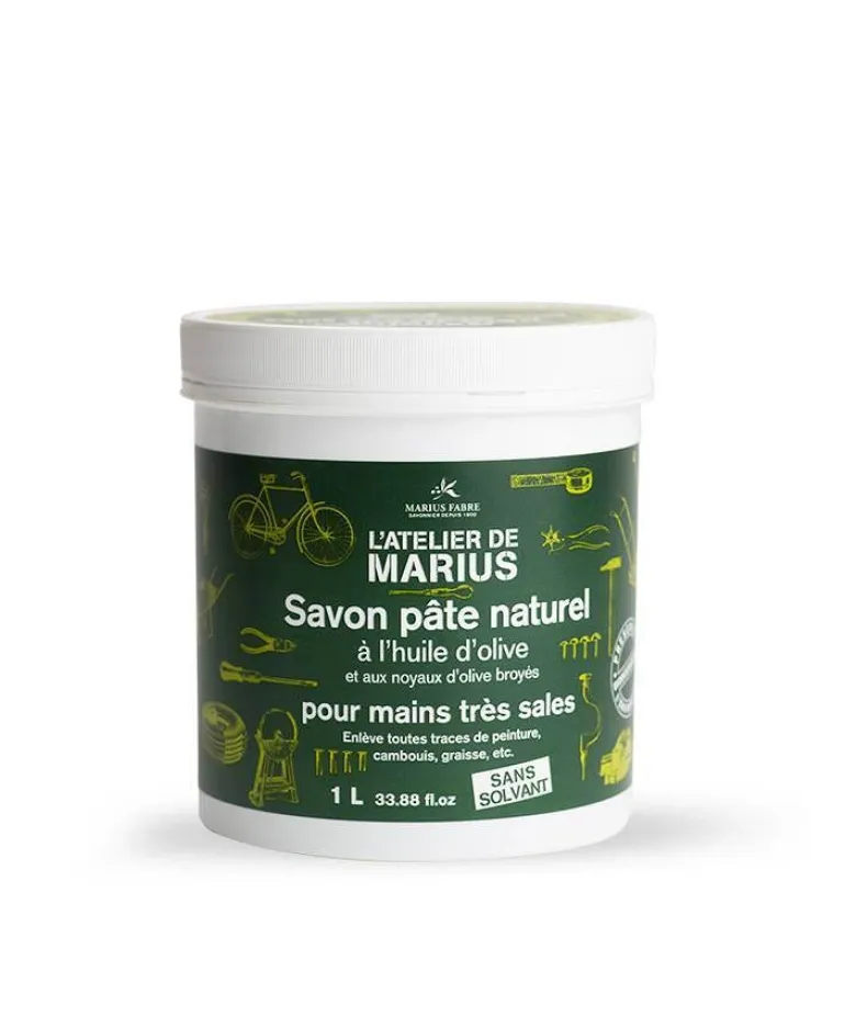 Savon pâte naturel grattant à l'huile d'olive 1L