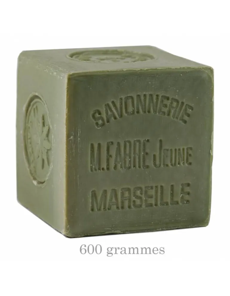 Savon de Marseille cube 600 g huile d'olive MARIUS FABRE