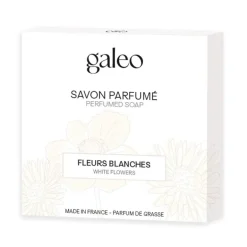 Savon 100 gr fleurs blanches GALEO