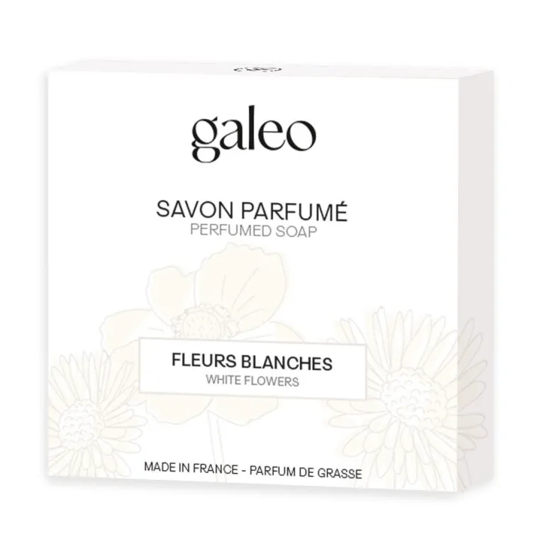 Savon 100 gr fleurs blanches GALEO
