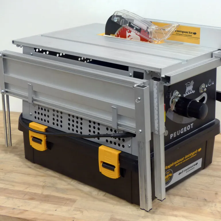 Scie de table avec aspirateur PEUGEOT OUTILLAGE