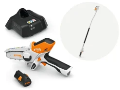 Scie d'élagage GTA 26 + batterie AS 2 + chargeur STIHL