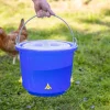 Seau abreuvoir pour volaille bleu transparent 12L KERBL