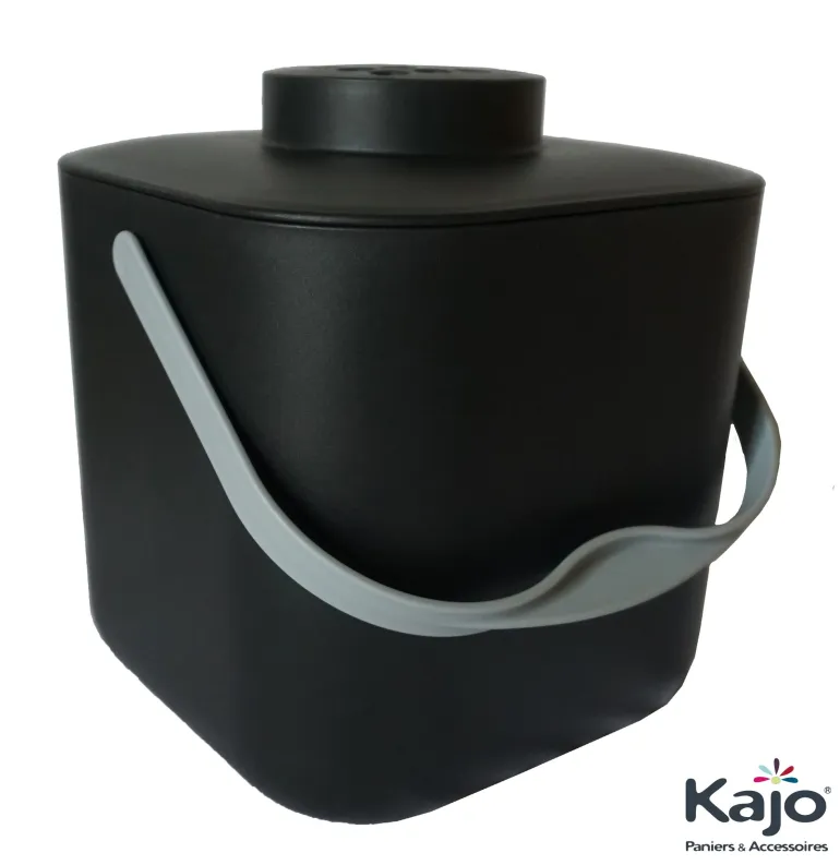 Seau à compost de 5L gris