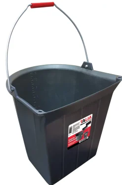 Seau côté plat Taliagom 13L noir TALIPLAST