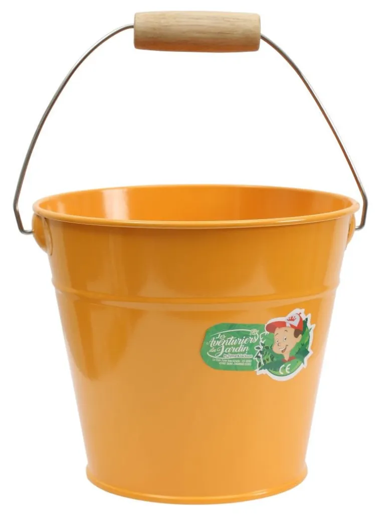 Seau enfant métal 1,5L orange SPEAR & JACKSON