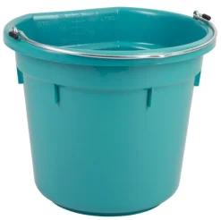 Seau-mangeoire FlatBack gradué aquamarin 20L KERBL