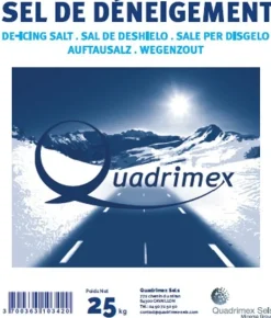 Sel de déneigement sec 25kg