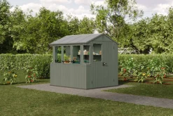 Serre de rempotage Potting Shed résine vert 4,6 m² KETER