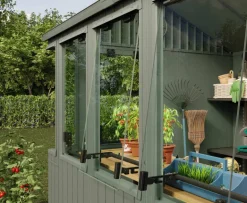 Serre de rempotage Potting Shed résine vert 4,6 m² KETER