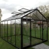 Serre R306XH Blackline 13,62 m² en verre trempé sécurit 4mm