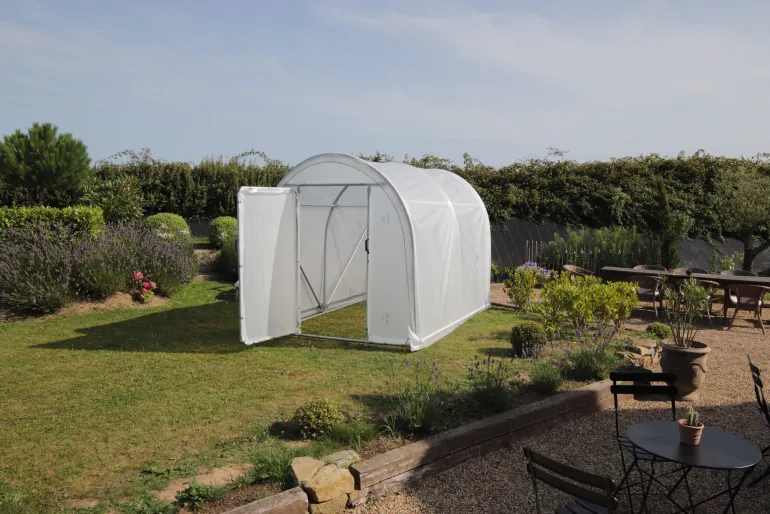 Serre tunnel Marmande - 2x9m (18m²) Bord de mer