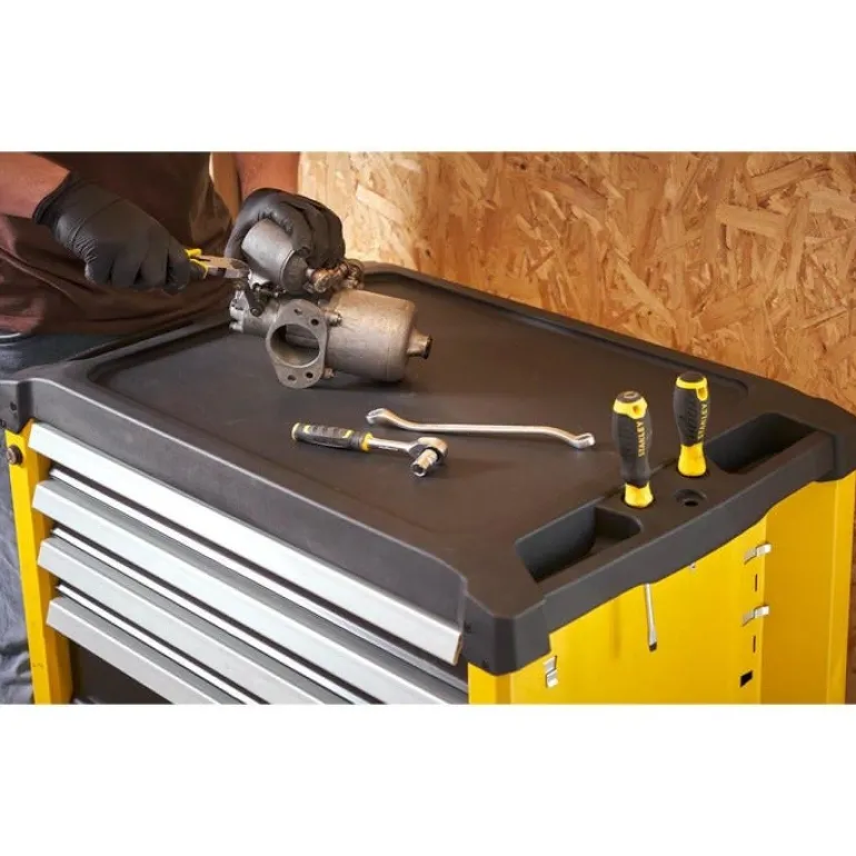 Servante d'atelier en métal 5 tiroirs STANLEY
