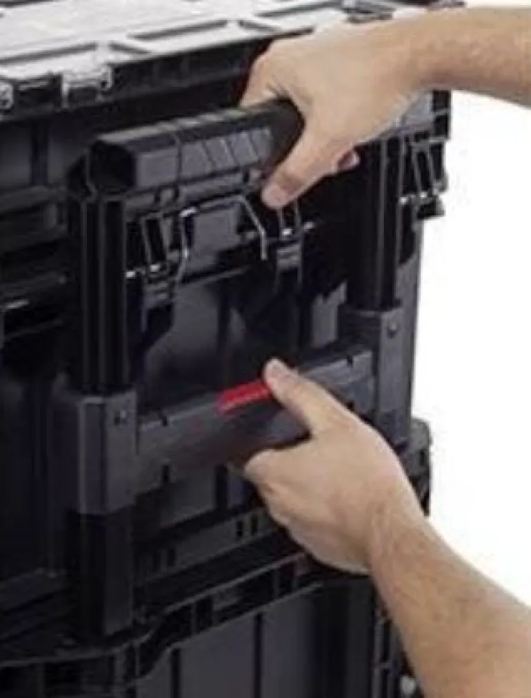 Servante transportable mobile connect + organiseur noir