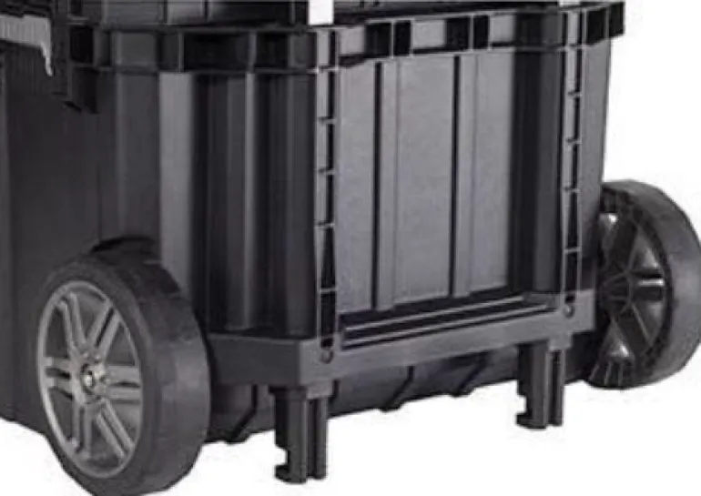 Servante transportable mobile connect + organiseur noir
