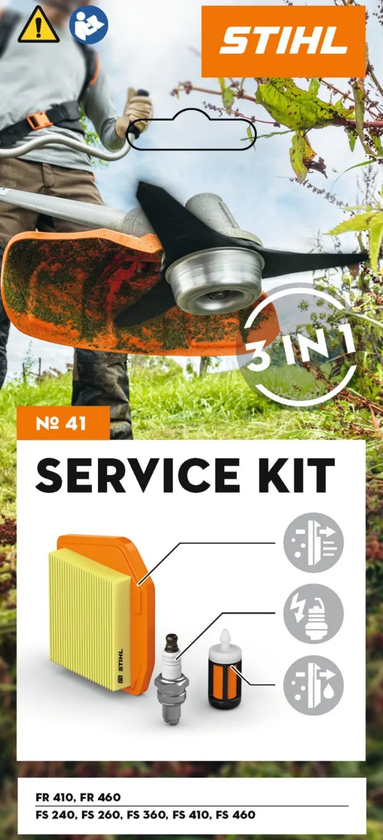 Service kit 41 pour débroussailleuse thermique FR - FS