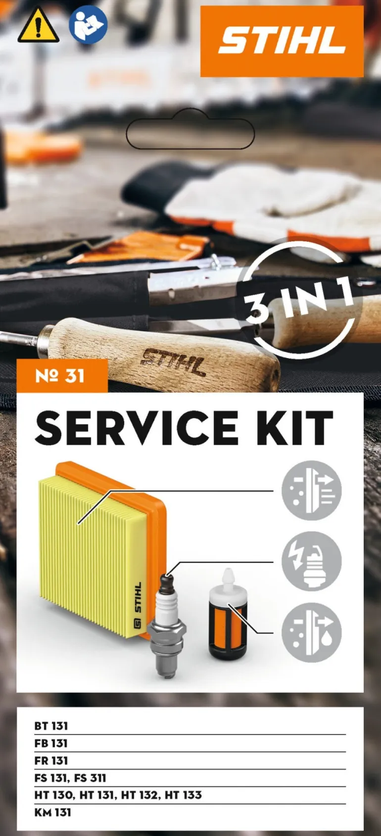 Service kit 31 pour différentes machines thermiques STIHL