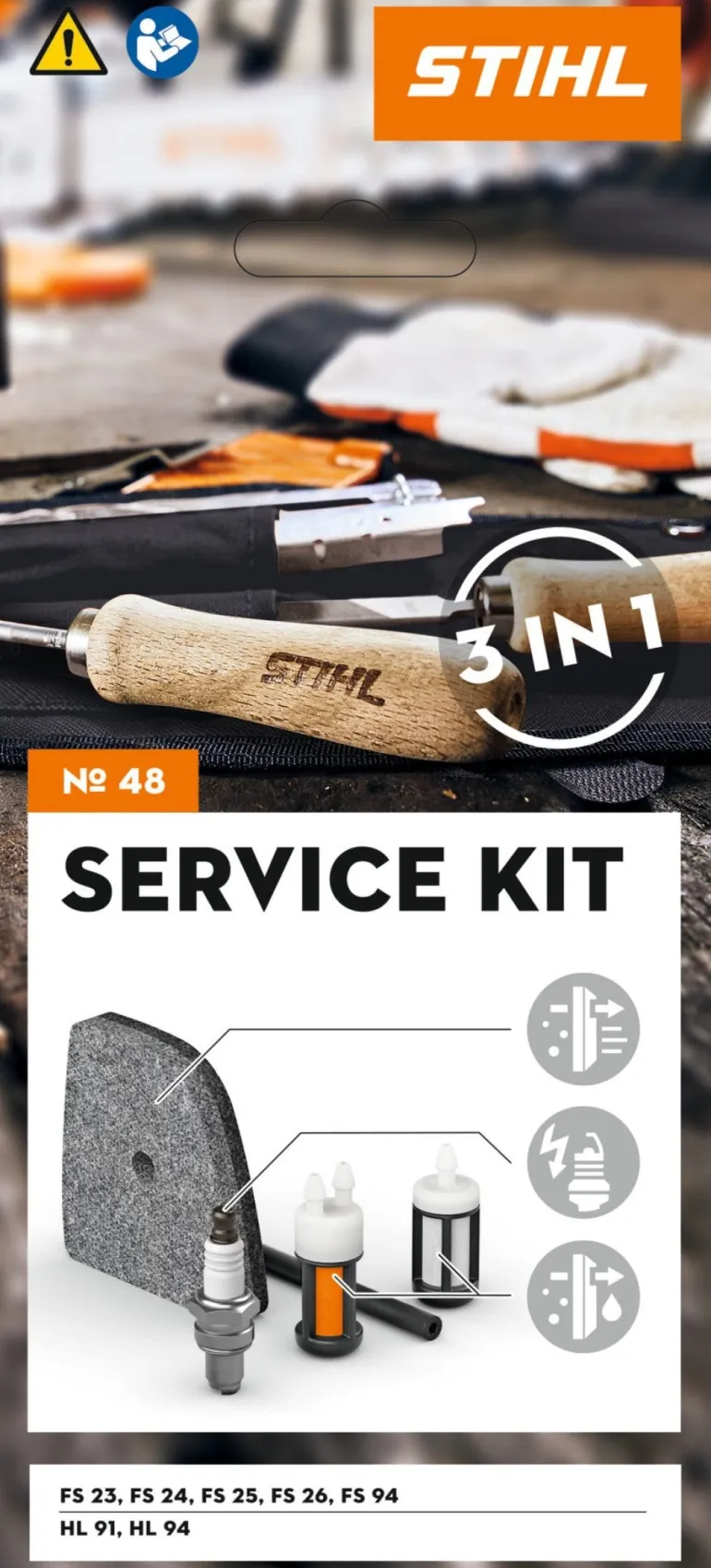 Service kit 48 pour FS23-FS24-FS25-FS26-FS94-HL91-HL94