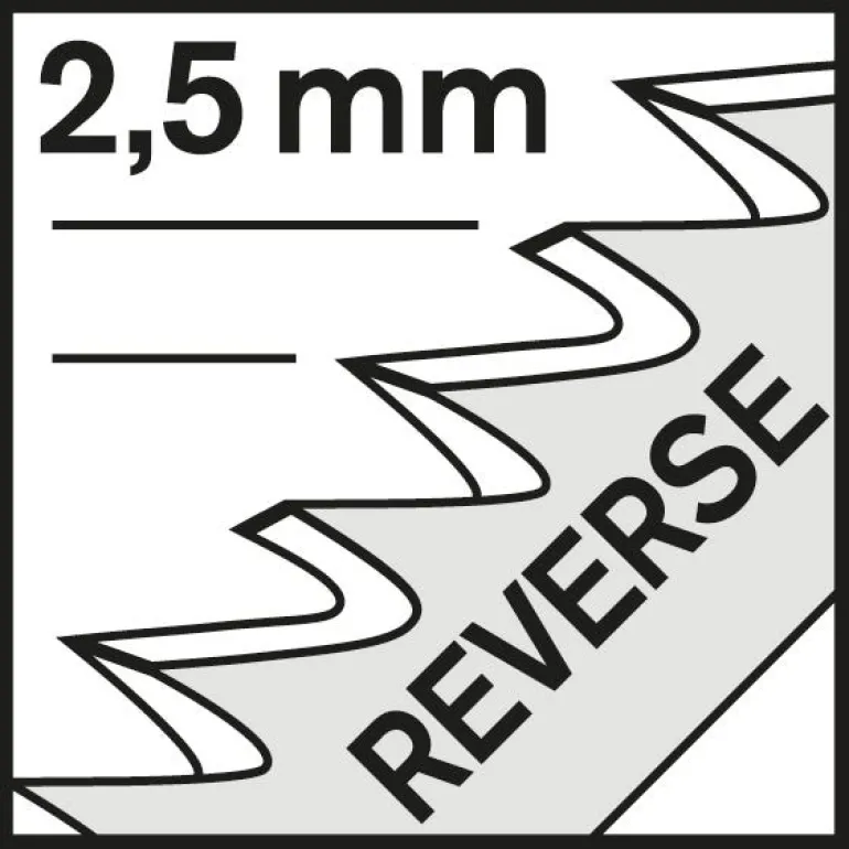Set de 3 lames HCS pour scie sauteuse T 101 BR