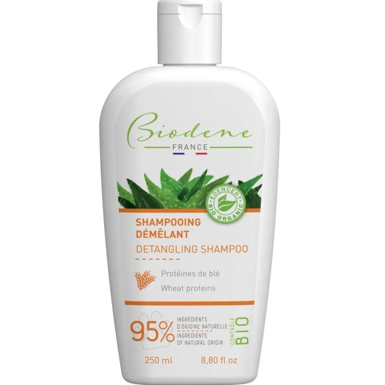 Shampoing Bio démêlant pour chien 250 ml Biodène