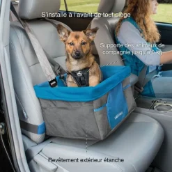 Siège rehausseur pour chien Heather gris/bleu