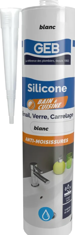Silicone Bain&Cuisine blanc 310 ml