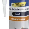 Silicone sanitaire Gebsicone W3 280 ml noir GEB