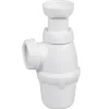 Siphon de lavabo réglable garde d'eau de 50 mm 52L/min