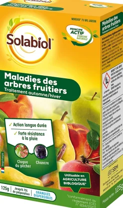 Solution contre les maladies des arbres fruitiers 125g