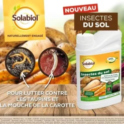 Solution contre les insectes su sol 600g SOLABIOL